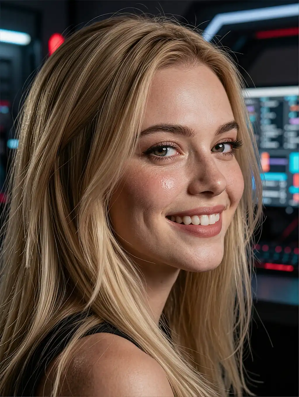 Companion mid-smile in a portrait used as an app shortcut